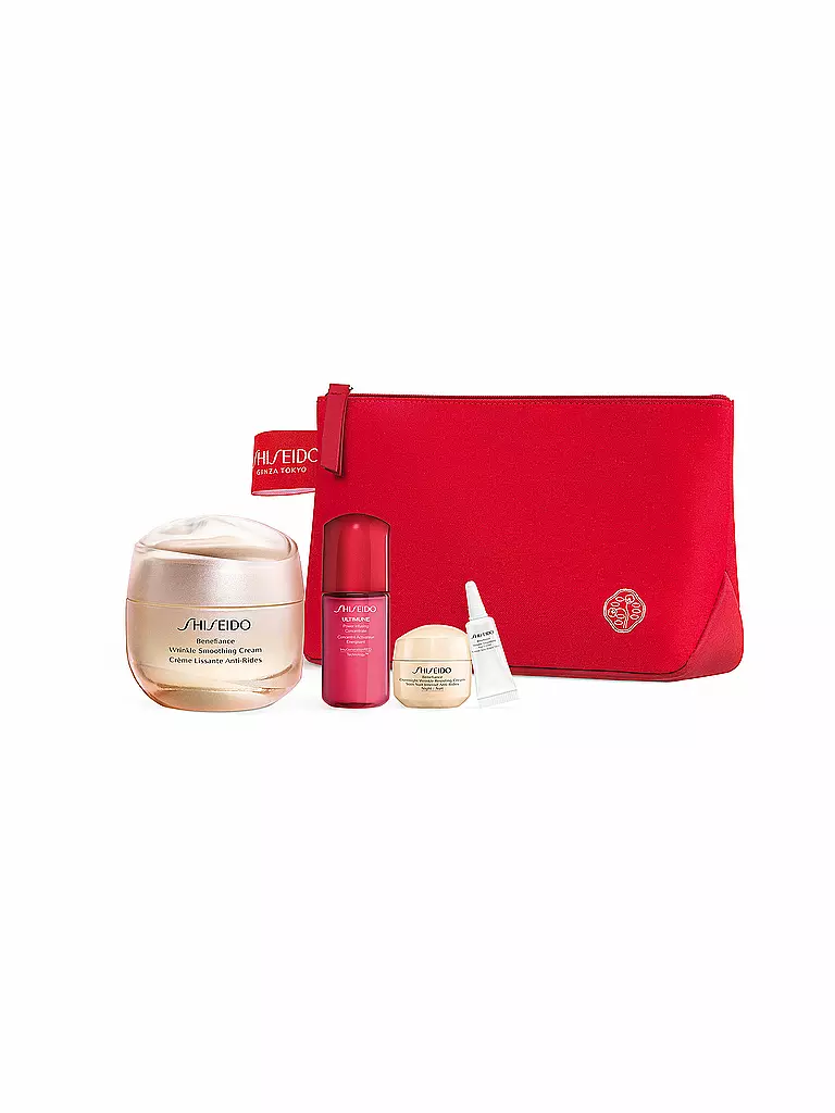 SHISEIDO | Geschenkset - Benefiance Wrinkle Smoothing Cream Pouch Set 50ml / 10ml / 15ml / 2ml | keine Farbe