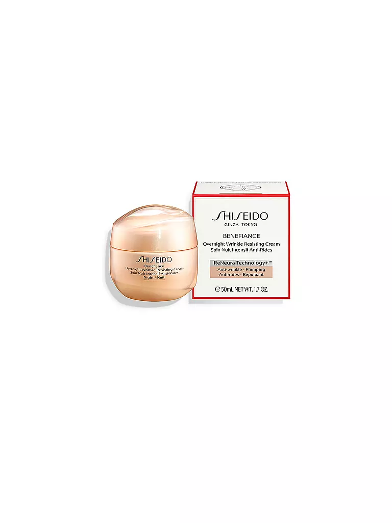 SHISEIDO | Gesichtscreme - Benefiance Overnight Wrinkle Resisting 50ml Cream 50ml | keine Farbe