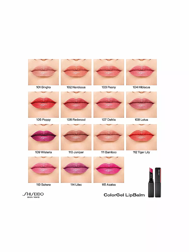 SHISEIDO | Lippenstift - ColorGel Lipbalm (109 Wisteria) | lila