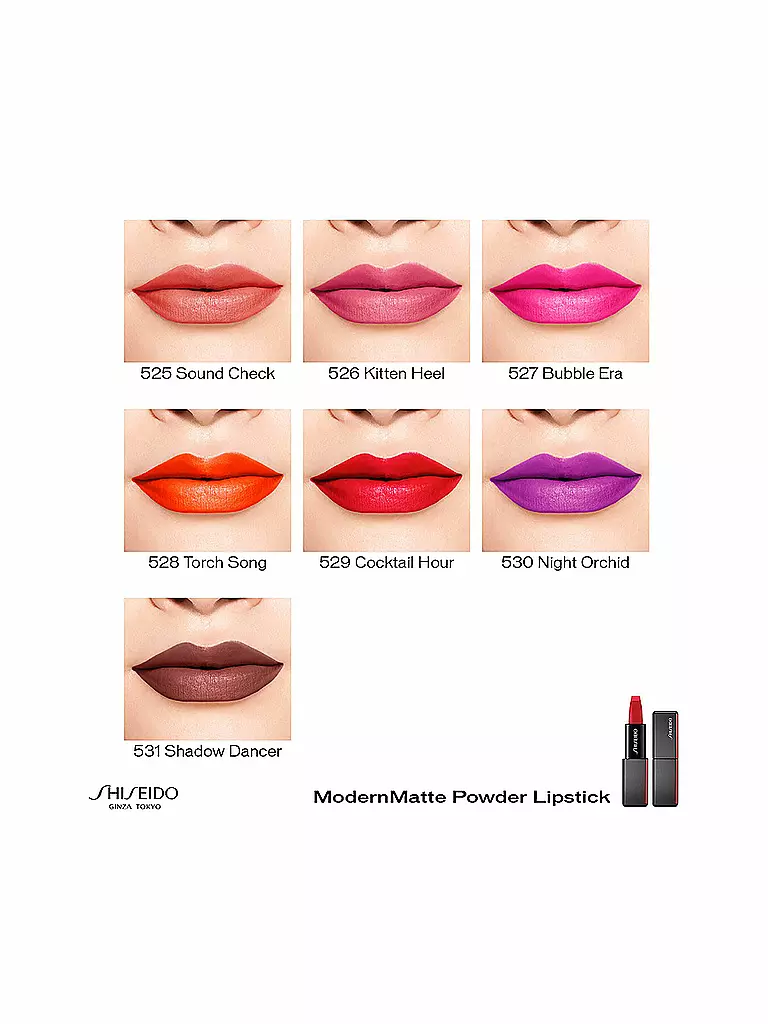 SHISEIDO | Lippenstift - ModernMatte Powder Lipstick ( 529 Cocktail Hour ) | rot