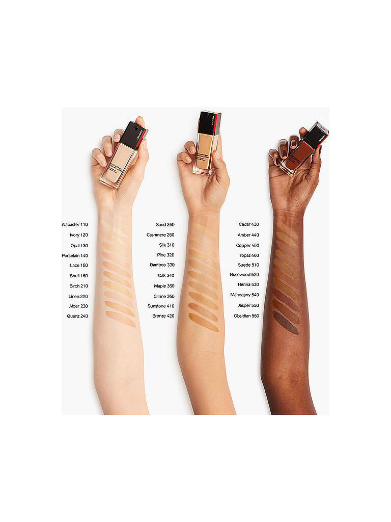 SHISEIDO Synchro Skin Radiant Lifting Foundation ( 240 Quartz ) braun