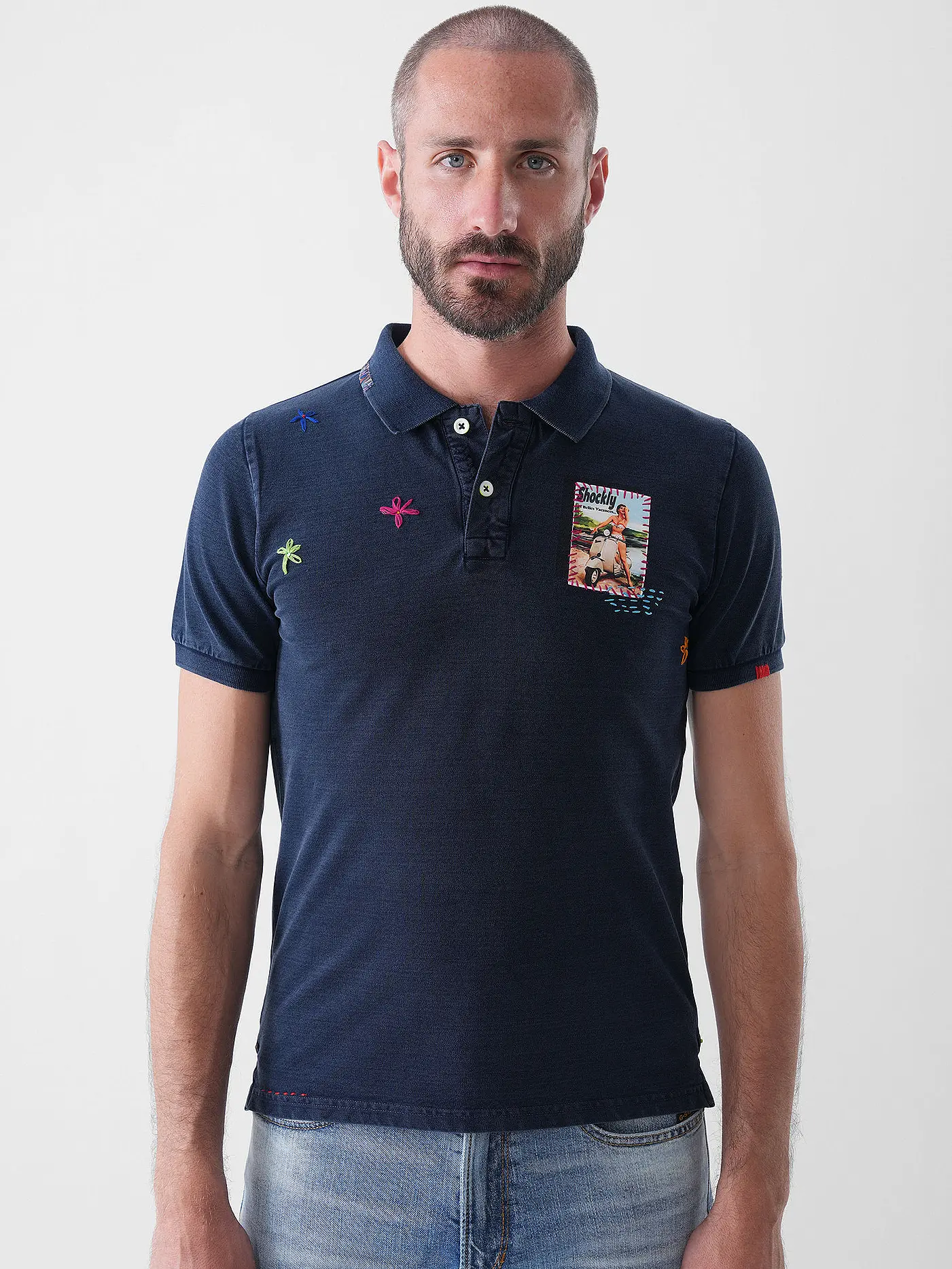 SHOCKLY | Poloshirt  | dunkelblau
