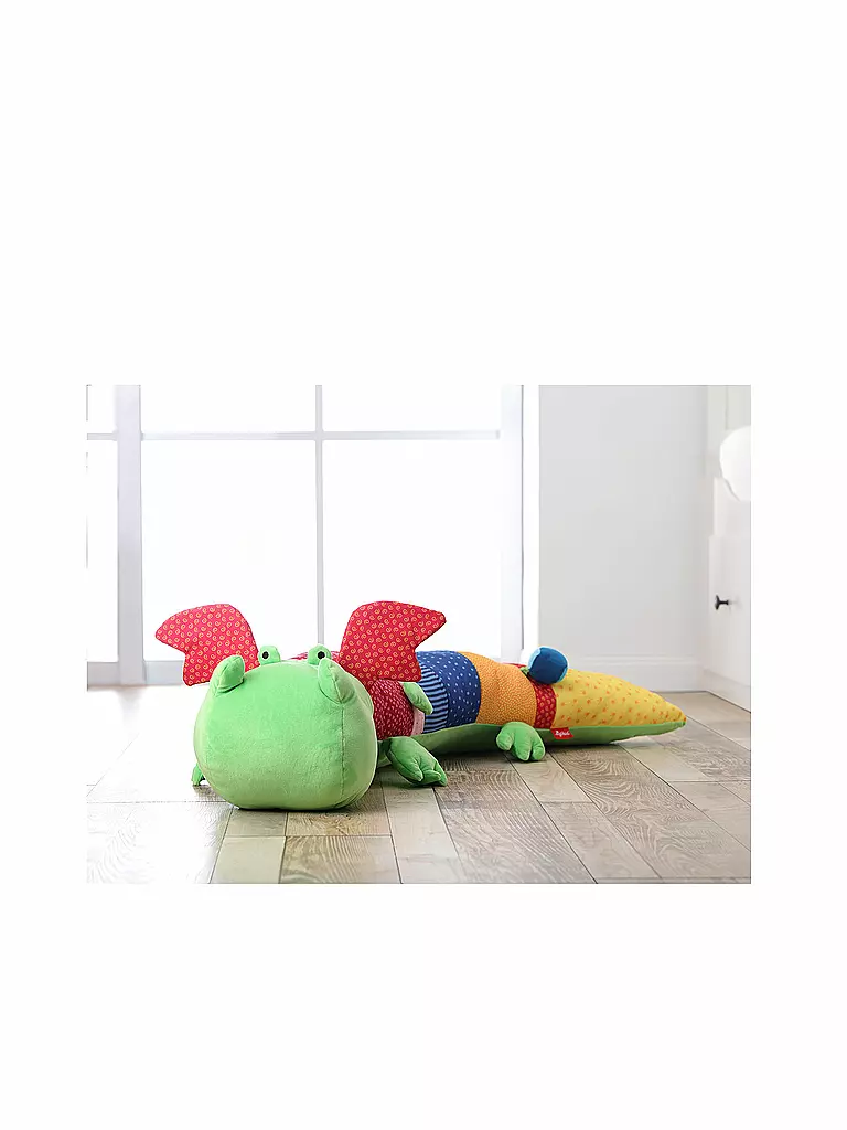 SIGIKID | Aktivkissen Drache, PlayQ Serie 120x22cm | keine Farbe