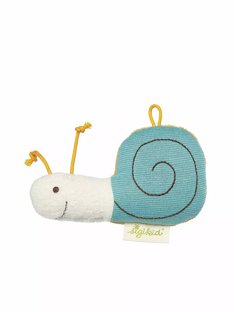 SIGIKID | Baby Greifling Schnecke Green Collection | blau