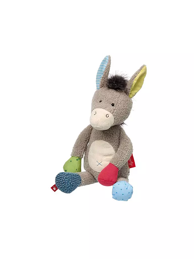 SIGIKID | Esel Patchwork Sweety Kuscheltier | transparent