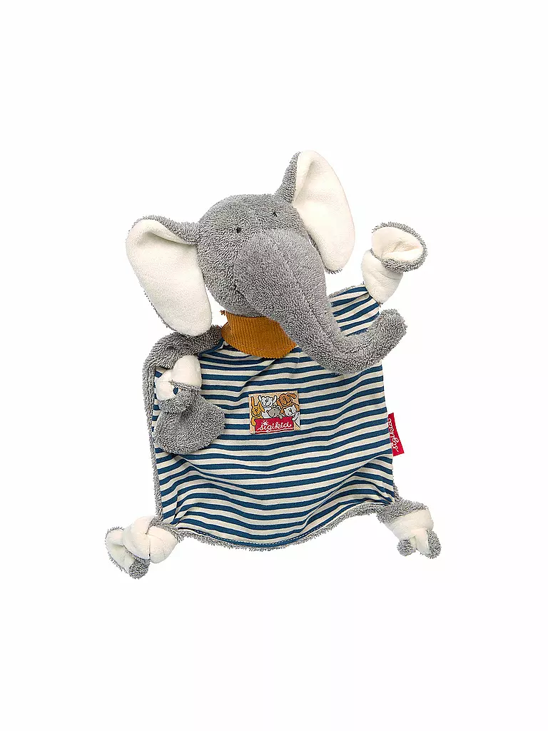 SIGIKID | Schmusetuch Elefant 27cm | grau