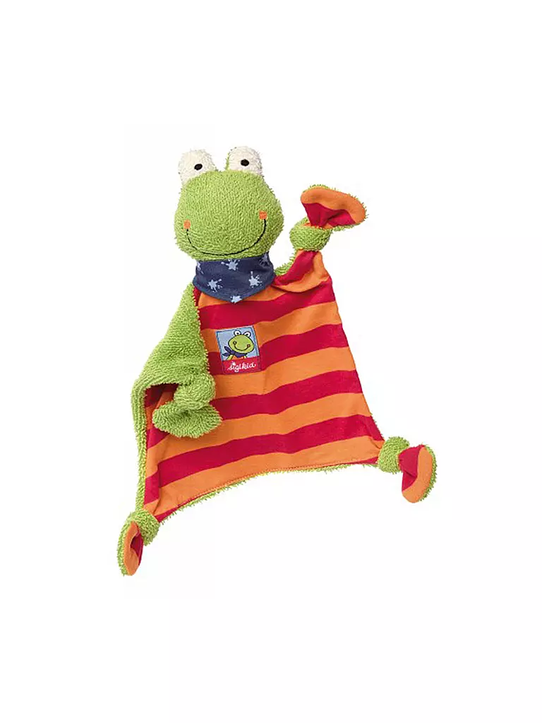 SIGIKID | Schnuffeltuch Frosch Folunder Frog | transparent
