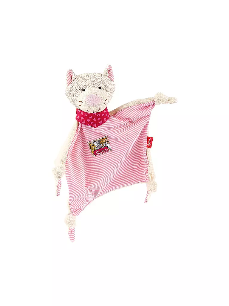 SIGIKID | Schnuffeltuch Katze 26cm | transparent