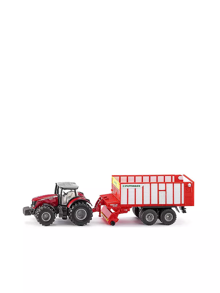 SIKU | Massey Ferguson Traktor mit Pöttinger Jumbo | keine Farbe