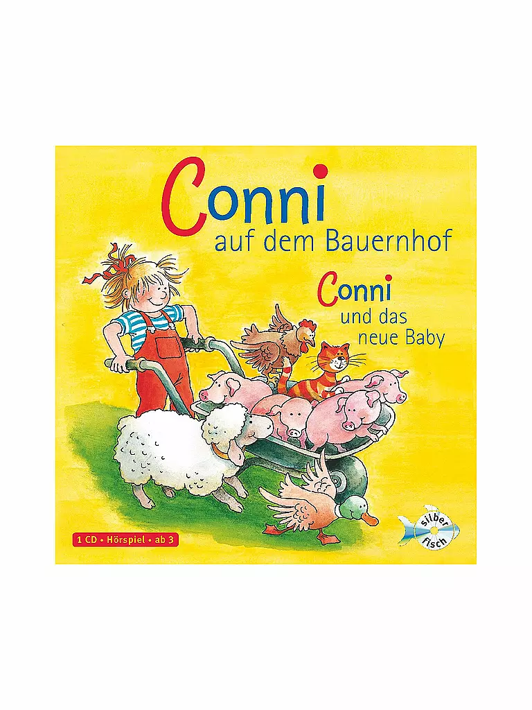 SILBERFISCH | Hörbuch - Meine Freundin Conni - Bauernhof/Das neue Baby (Audio CD) | transparent