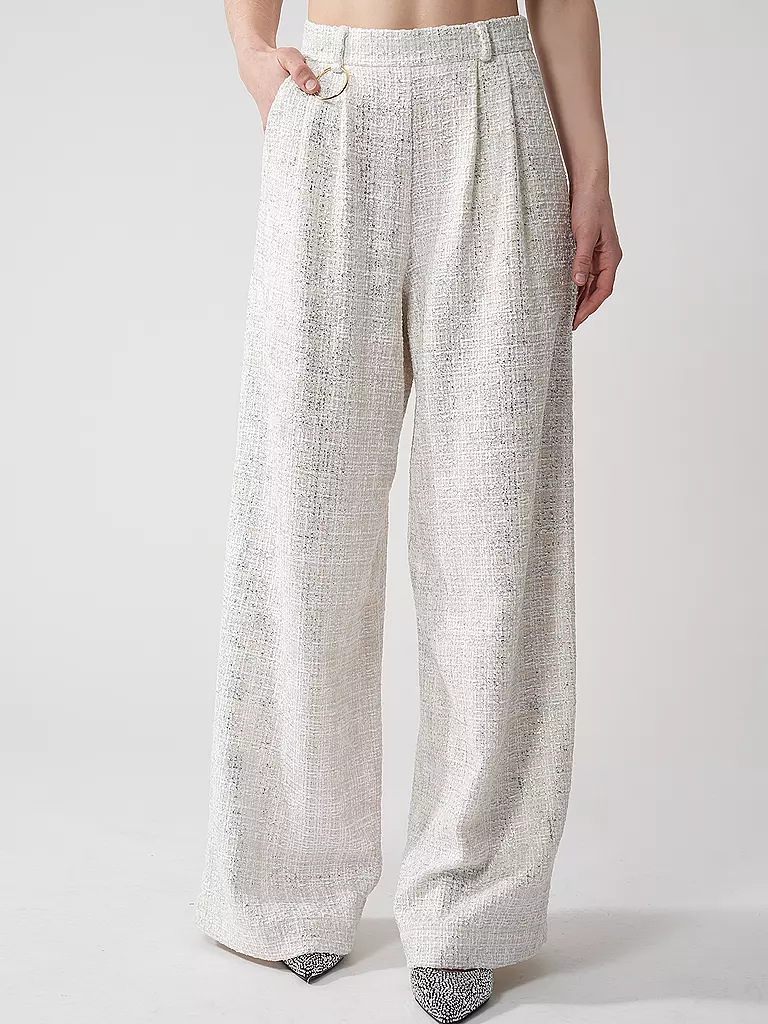 SILVIA SCHNEIDER | Bussineshose | silber
