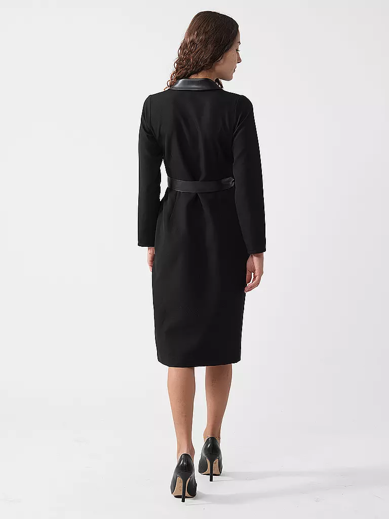 SILVIA SCHNEIDER | Midikleid | schwarz