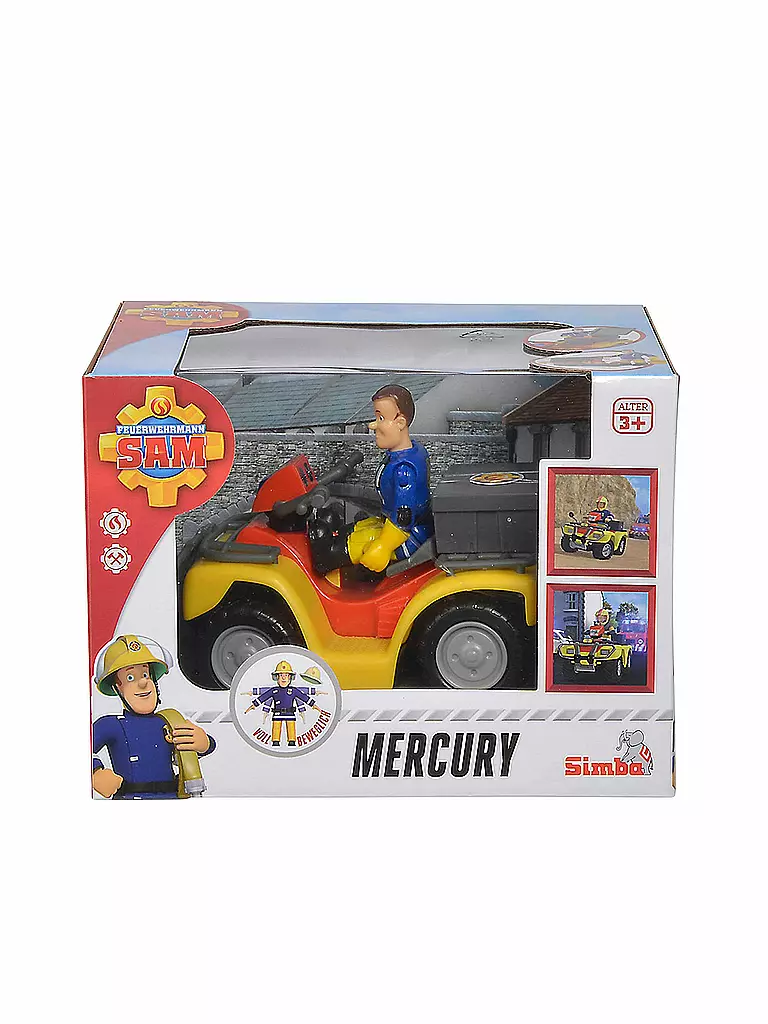 SIMBA | Feuerwehrmann Sam Mercury-Quad mit Figur | keine Farbe