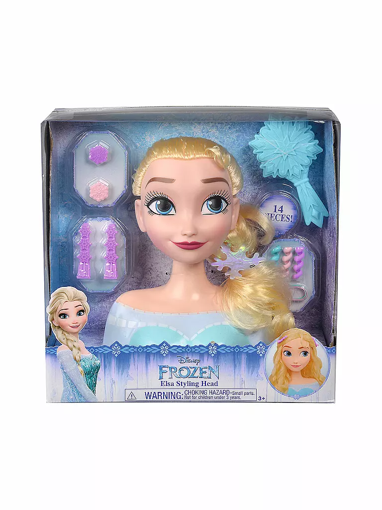 SIMBA | Frisierkopf Elsa Disney Frozen | transparent