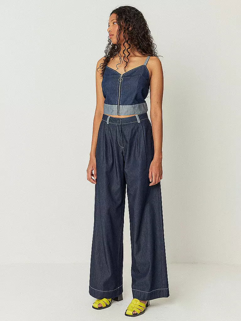 SKFK | Jeans Wide Leg  ALMIKE | dunkelblau