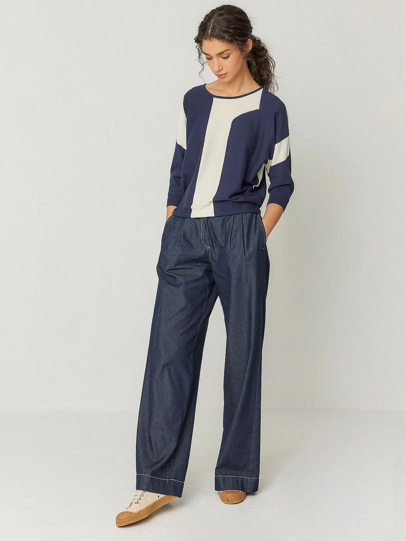 SKFK | Pullover NAIKE | dunkelblau