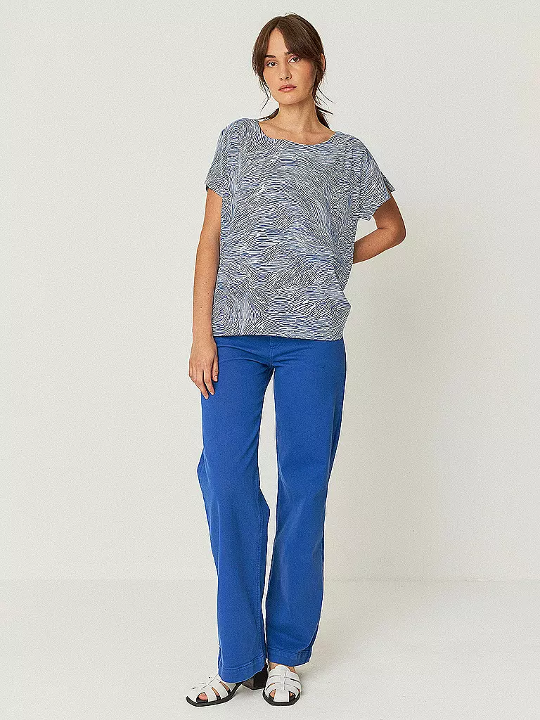 SKFK | T-Shirt IRIDE | blau