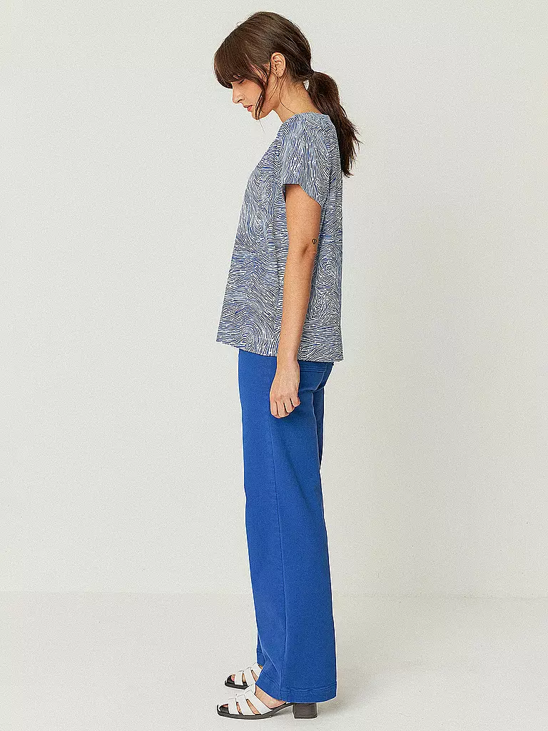 SKFK | T-Shirt IRIDE | blau