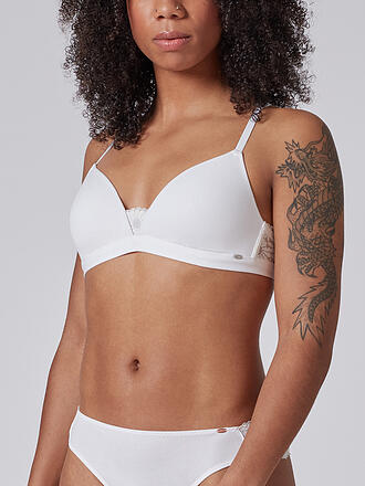 SKINY | Triangle BH COTTONLACE ESSENTIALS white