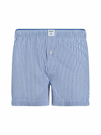SKINY | Boxershorts blue microstripes
