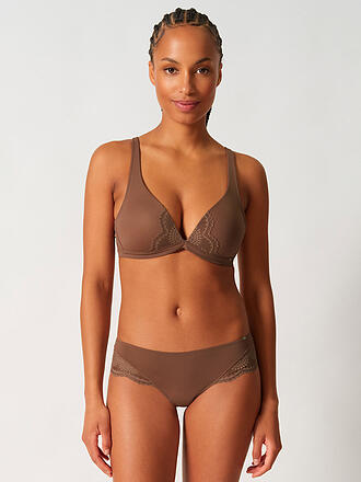 SKINY | BH ohne Bügel MICRORNAMENTS deep taupe