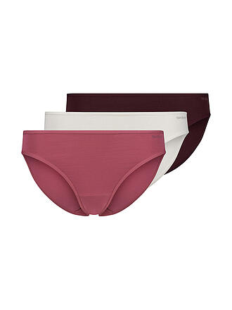 SKINY | Rio Slips 3er Pkg. ADVANTAGE COTTON STRETCH rosewineivory selection