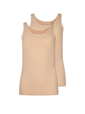 SKINY | Unterhemd 2er Pkg  ADVANTAGE COTTON STRETCH beige