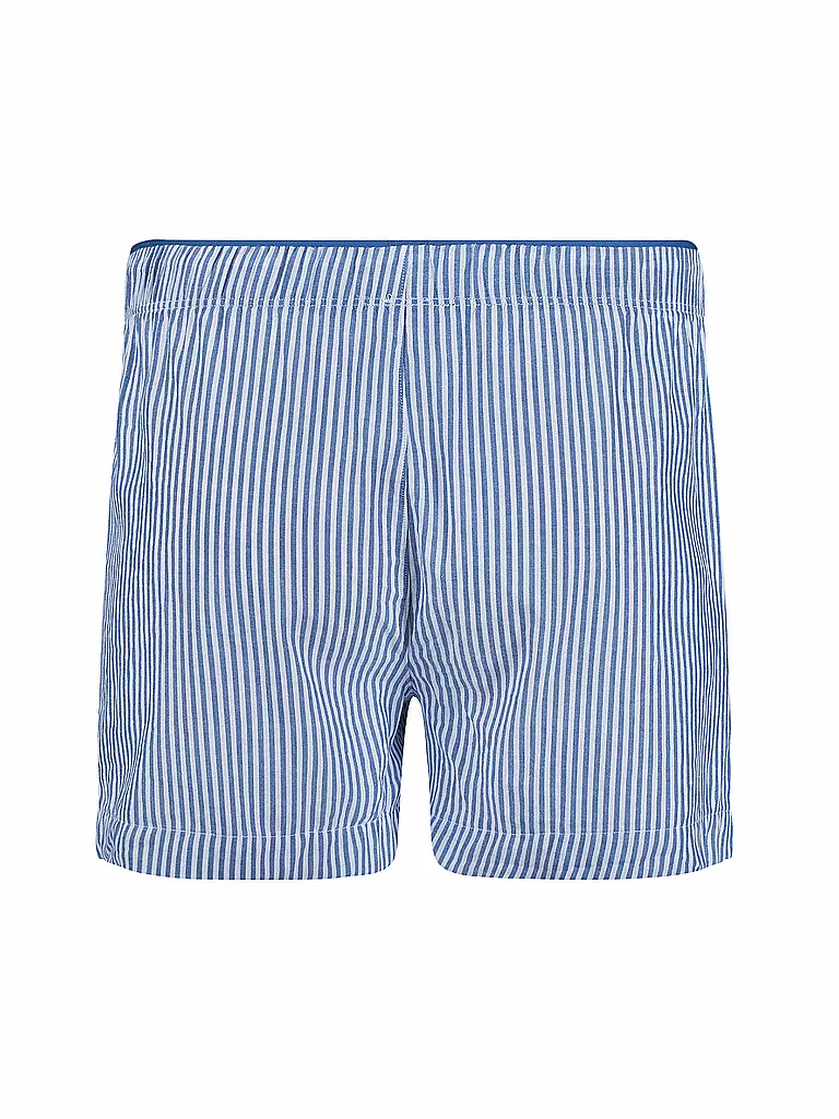 SKINY | Boxershorts blue microstripes | dunkelblau