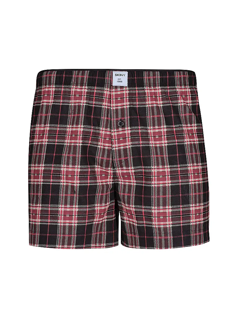 SKINY | Boxershorts xmas blackcheck | schwarz