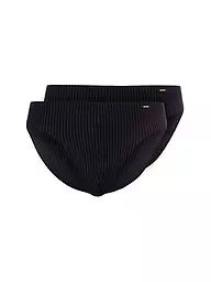 SKINY | Brasil Slip 2er Pkg Advantage Men Crownblue Stripe | schwarz