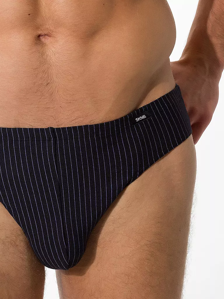 SKINY | Brasil Slip 2er Pkg ( Shadow Stripe ) | grau