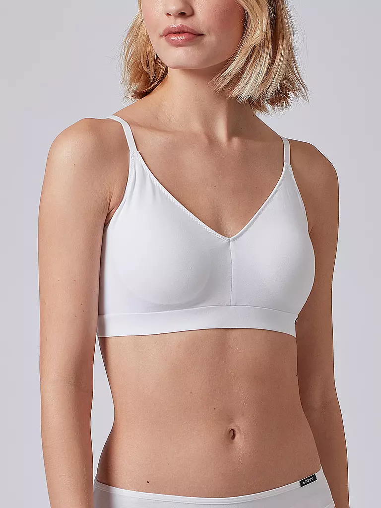 SKINY | Bustier EVERY DAY white | blau