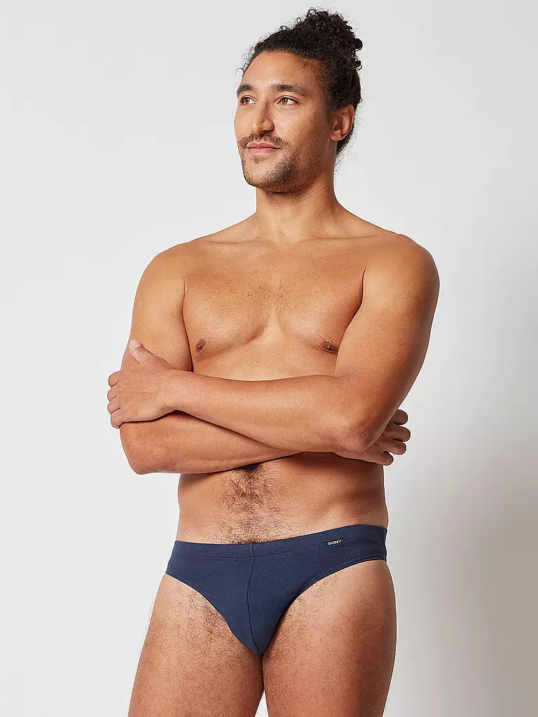 SKINY | Herren Slip 2-er Pkg. blueiris stripe | blau