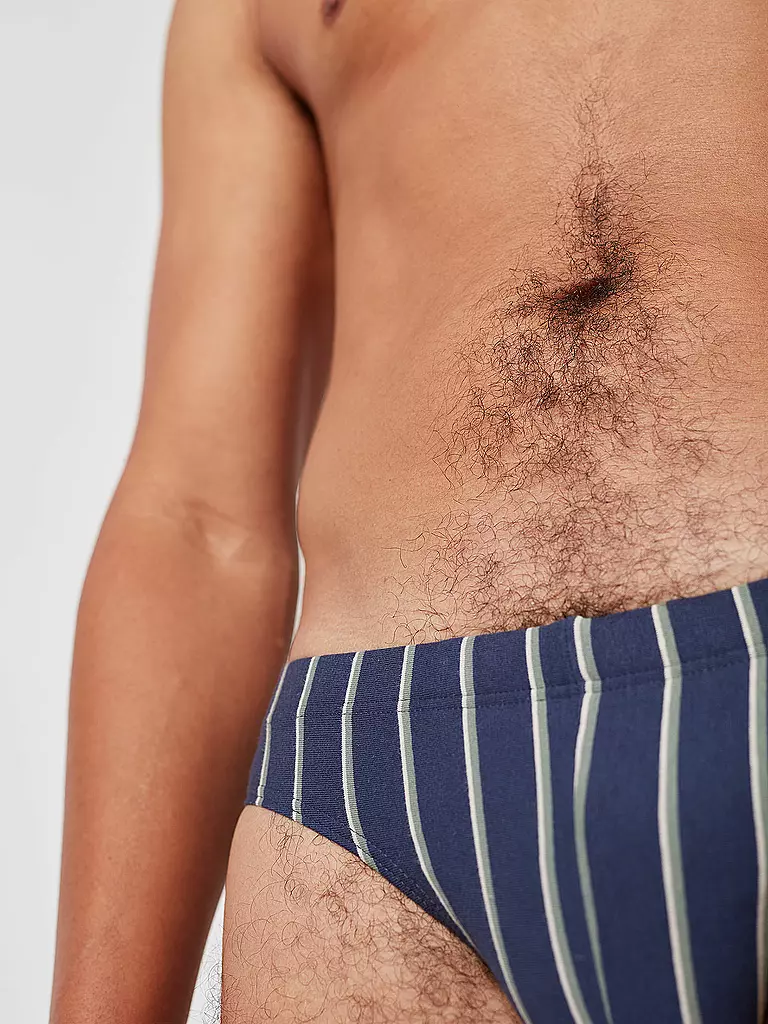 SKINY | Herren Slip 2-er Pkg. blueiris stripe | blau