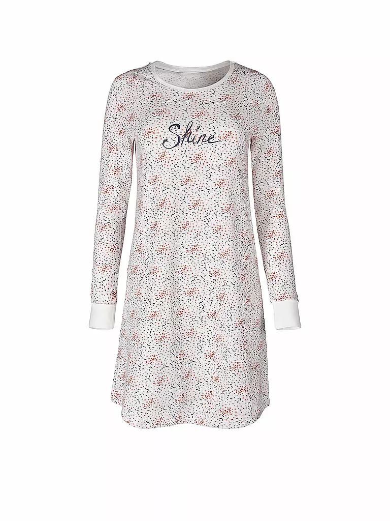 SKINY | Nachthemd - Sleepshirt "Purpose Sleep" (Ivory Flower) | creme