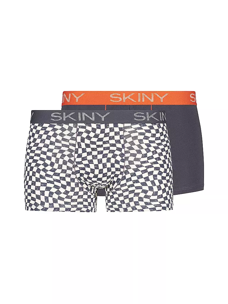 SKINY | Pants 2-er Pkg ombreblue check selection | grau