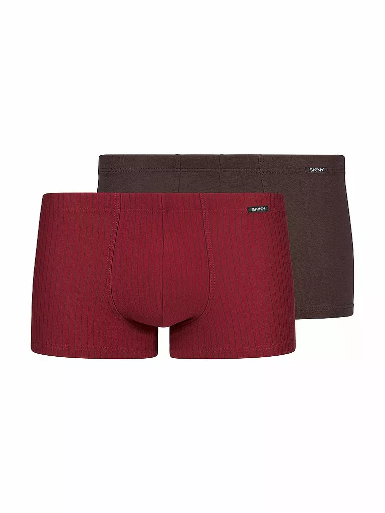 SKINY | Pants 2-er Pkg. deepred stripes | rot