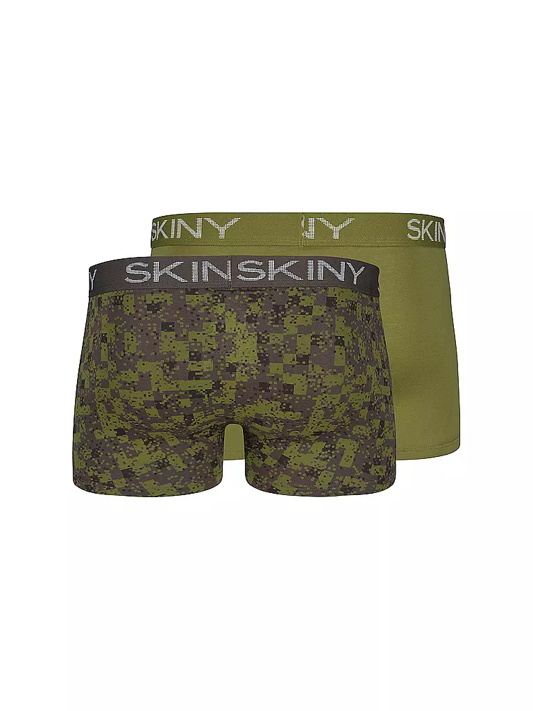 SKINY | Pants 2er Pkg. bayleaf check selection | grün