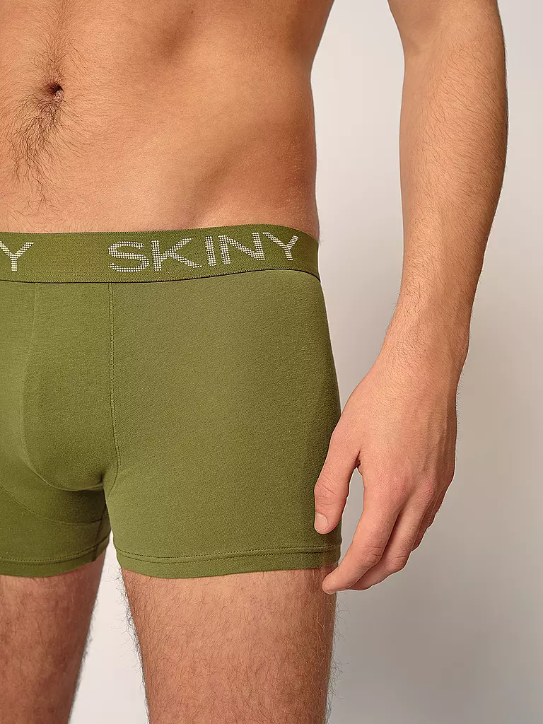 SKINY | Pants 2er Pkg. bayleaf check selection | grün