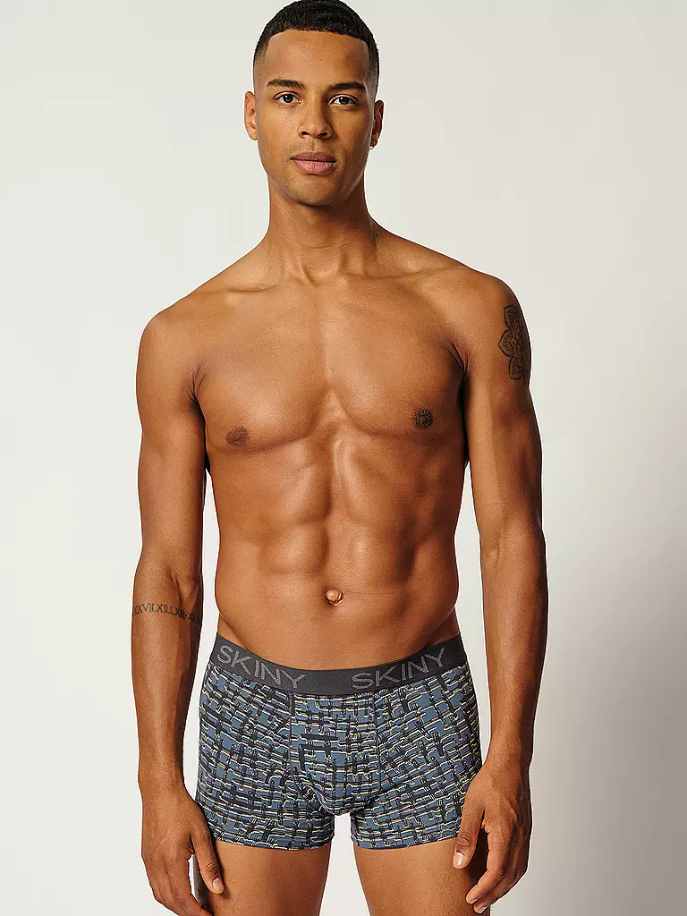 SKINY | Pants 2er Pkg. beink check selection | petrol