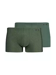 SKINY | Pants 2er Pkg. mossanthra stripes selection | grün