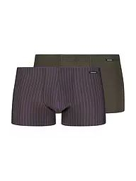 SKINY | Pants 2er Pkg. mossanthra stripes selection | braun