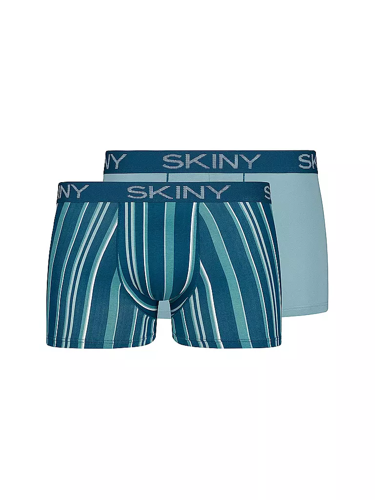 SKINY | Pants 2er Pkg. lapisblue stripes selection | mint