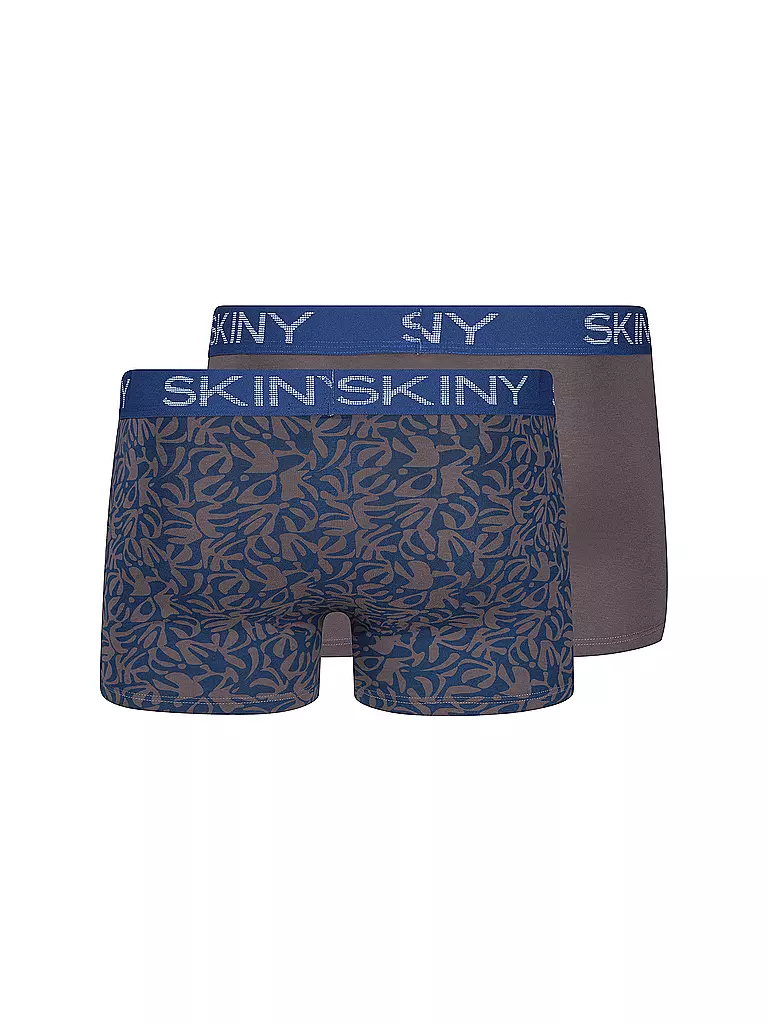 SKINY | Pants 2er Pkg. peacock flowers selection | braun