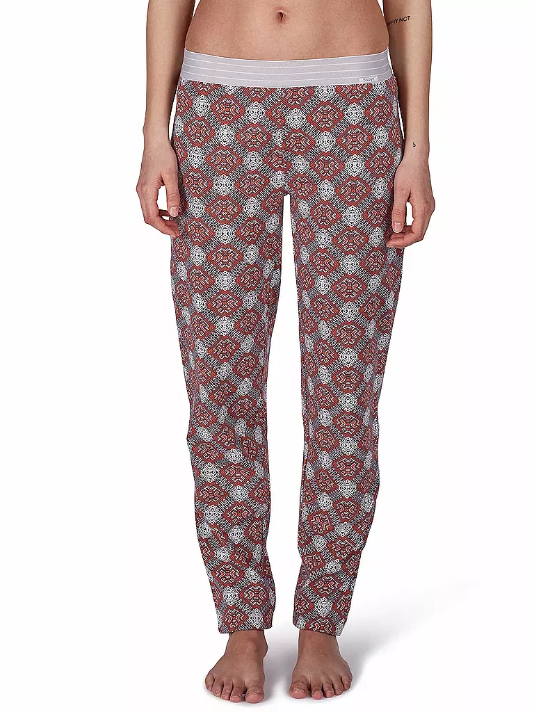 SKINY | Pyjamahose "Purpose Sleep" (Mango Graphic) | lila