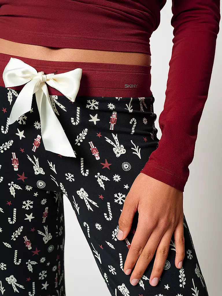 SKINY | Pyjamahose jollyholly christmas | dunkelblau
