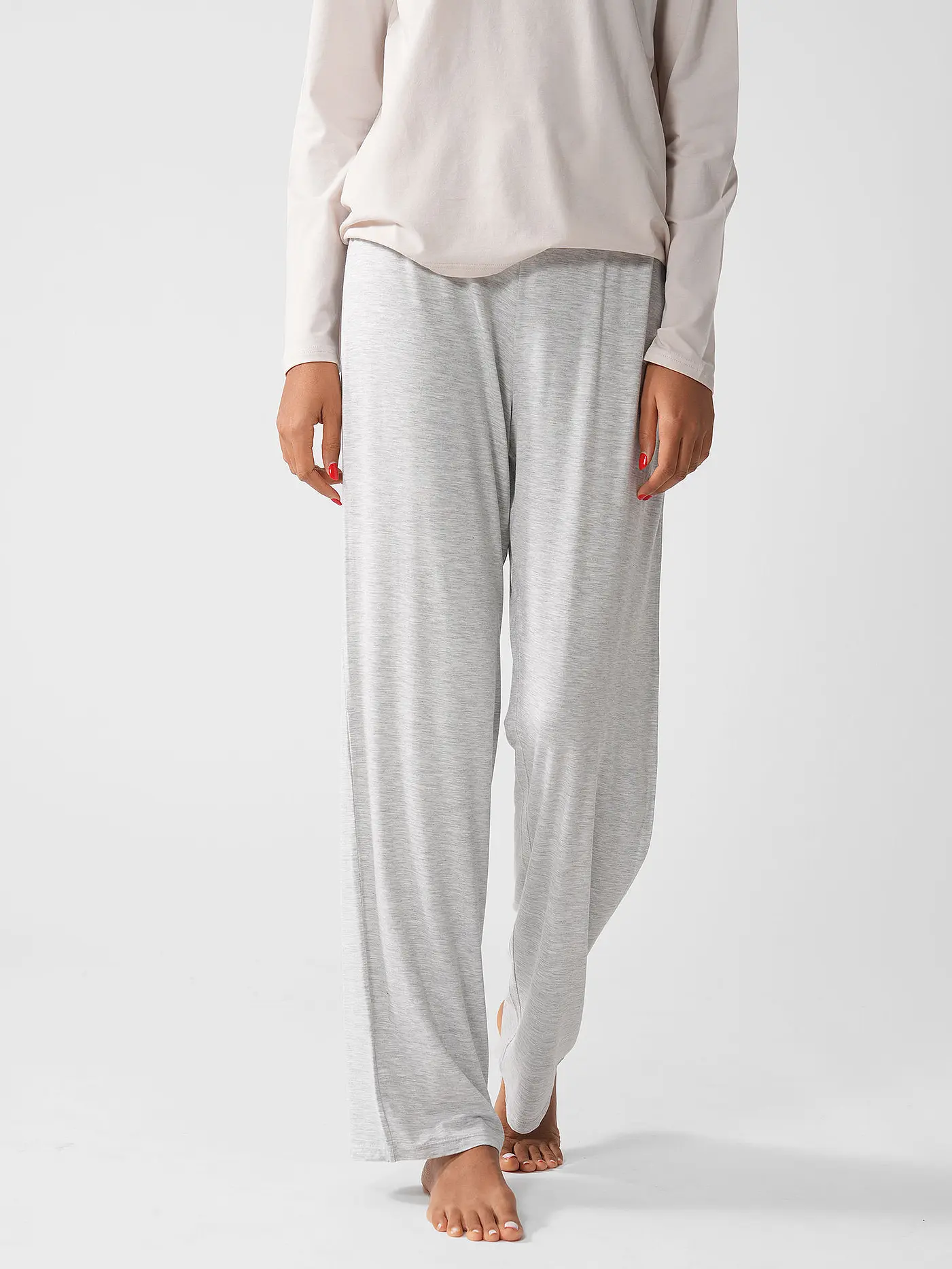 SKINY | Pyjamahose | hellgrau