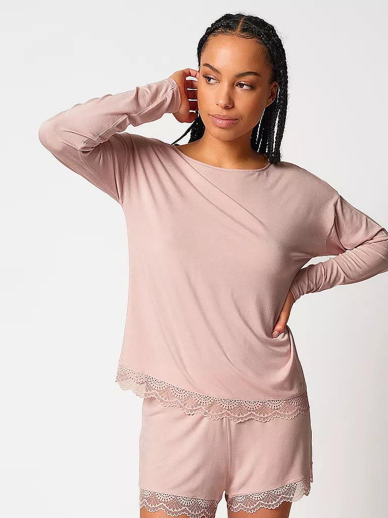 SKINY | Pyjamashirt rose smoke | rosa