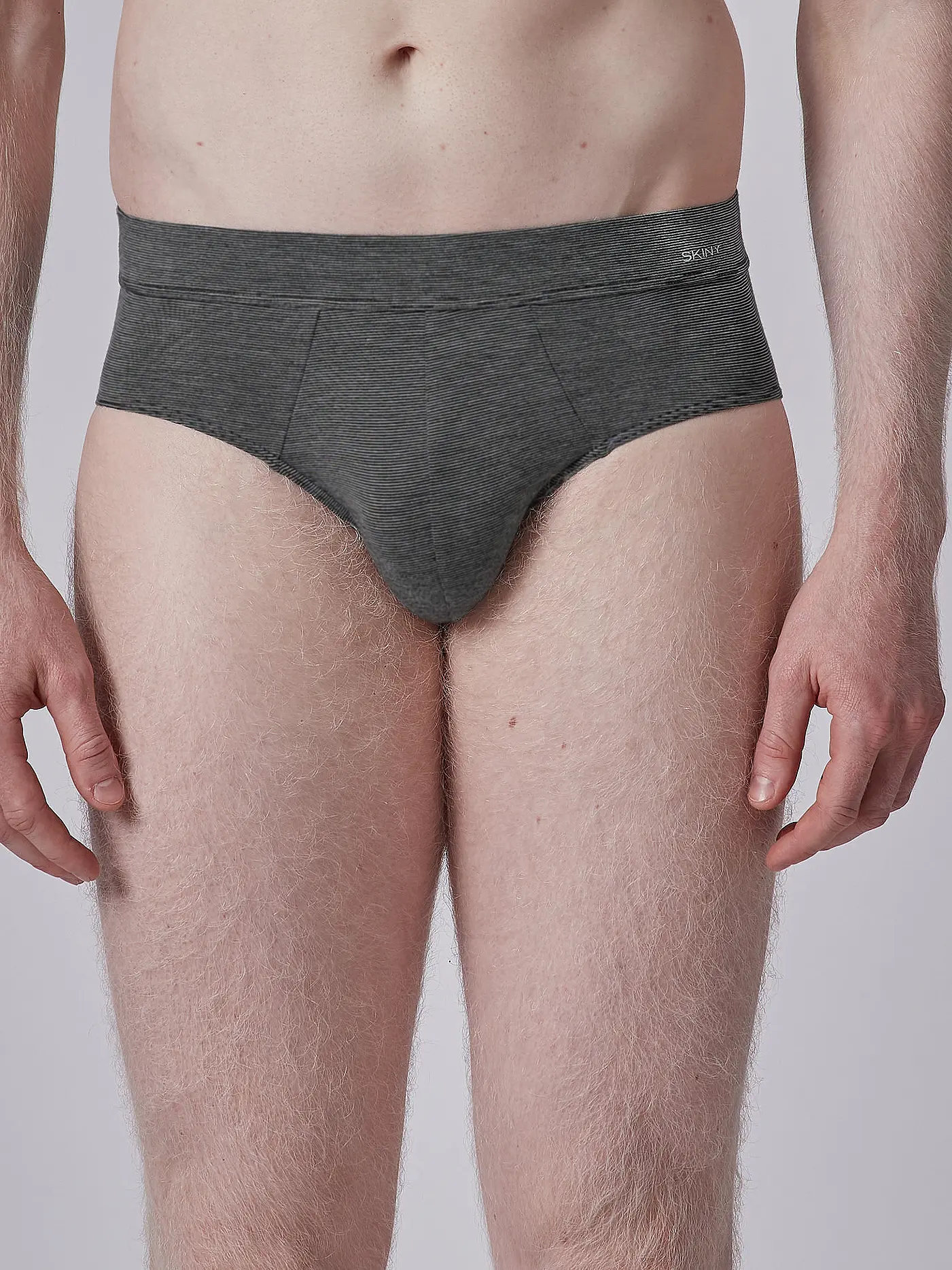 SKINY | Slip  Every Day black stripes | grau