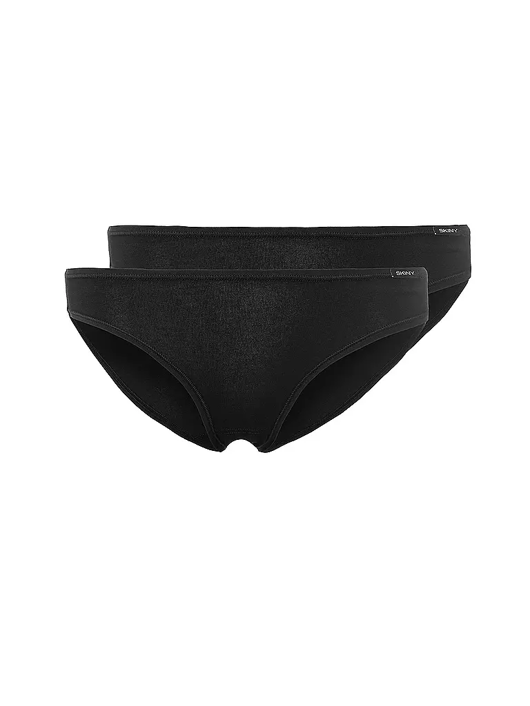 SKINY | Slip 2-er Pkg. "Advantage Cotton" (Schwarz) | schwarz